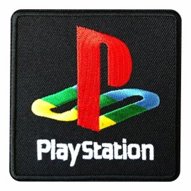 kgf Play Station PS2 Retro Logo Embroidered Iron on Sew on Patch
