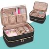 BAFASO Manicure Case Two-Layer Style for 40 Bottles (15 ml)