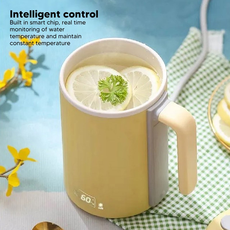 Electric Kettle Fast Heating Intelligent Temp Control Portable Dry Burning