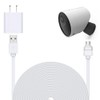 Xwartre 25ft Weatherproof Cable for SimpliSafe Outdoor Camera, with 5V/2A