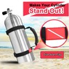 Pecihiko Scuba Diving Tank Carrier, Heavy-Duty Webbing 316 Stainless Steel