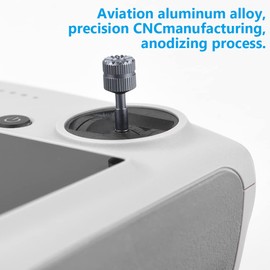 Ainiv Mini 3 Pro Remote Control Sticks Rocker, Joystick/Thumb Stickers/for DJI Mini 3 Pro Aluminum Controller Stick Replacement Accessories (Silver)