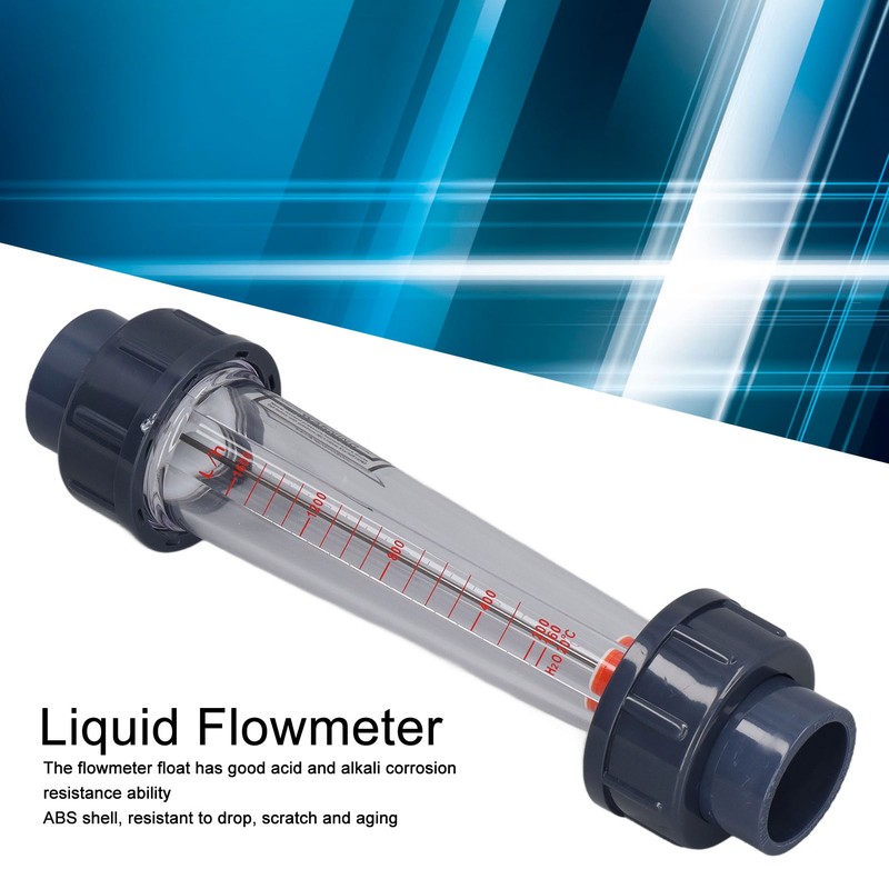 Plastic Tube Liquid Flowmeter High Accuracy Large Range Acid Alkali
