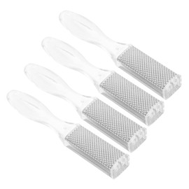 Baluue 4pcs Foot Care Tools Safe Pedicure Exfoliator Callus Remover Ergonomic Design for Smooth Skin Portable Foot Skin File Scrubber for Home Use