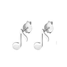 Elli Damen Schmuck Ohrringe Ohrstecker Note Musik Musiknote Musiker Filigran Komponist Lied Silber 925