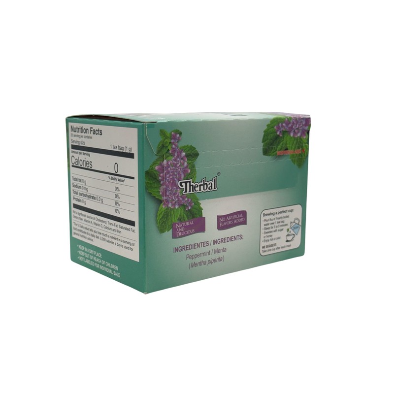Té de Menta (Peppermint Tea) - 25 Tea Bags -