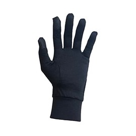 Jasmine Silk Merino Wool Gloves Thermal Liner Glove Inner Ski Bike Cycle Touchscreen Gloves (Large)