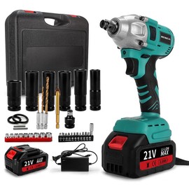 Electric wrench wireless charging, household car repair repair using stepless variable speed brushless motor industrial power tools