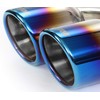 NETAMI 2.25' Inlet to 3.5" Dual Outlet Stainless Steel Exhaust
