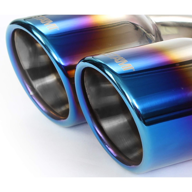 NETAMI 2.25' Inlet to 3.5" Dual Outlet Stainless Steel Exhaust