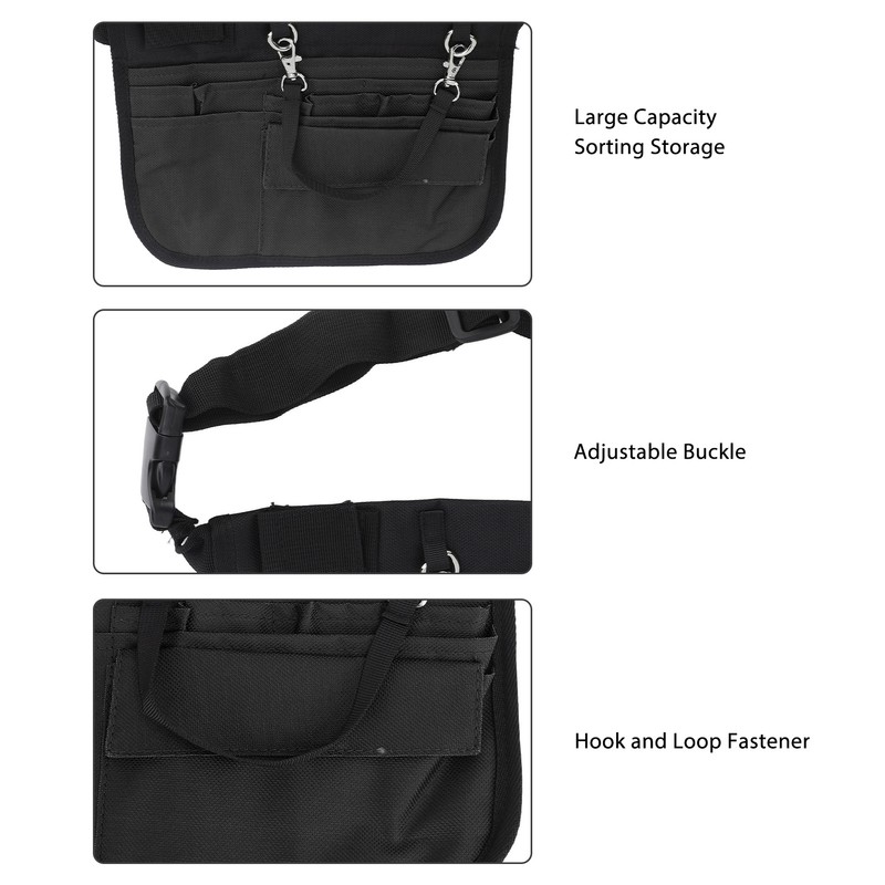 Nurse Fanny Pack Medical Supplies Storage Bag Multi Compartment Nurse