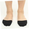 Ipetboom 4pairs Invisible Toe Topper Socks for Women Non Slip