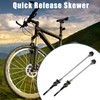 X AUTOHAUX 1 Pair Bike Bicycle Quick Release Axles Skewers