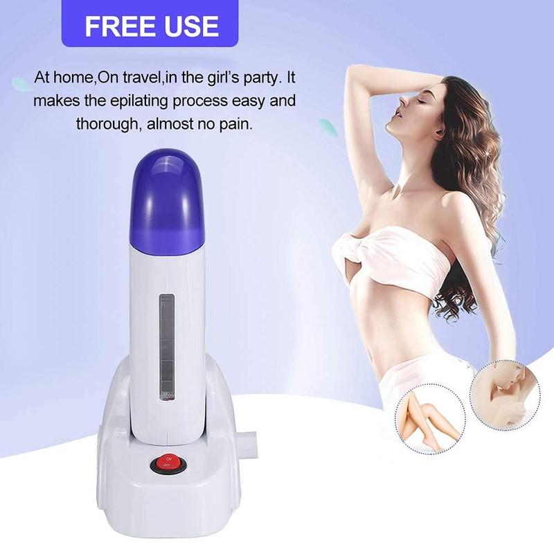 Nynelly Wax Heater, Roll-On Epilator, Professional, Roll-On Device for Single