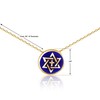 Cross with Jewish Star of David Necklace for Women in