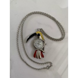 NEW JQ-JQ Watch Necklace Parrot Yellow Red