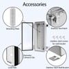 LeMotech Electrical Box, IP67 Waterproof Hinged Clear Cover Stainless Steel