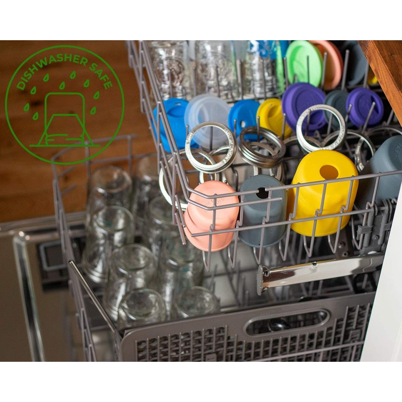 Medium Thin Bent Stainless Steel Straws for Pint Mason Jars