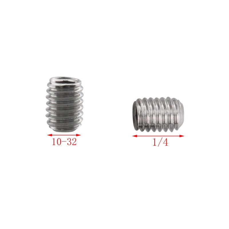 Socket Set Screws DGBRSM 25pcs 10#-32 x 1/4" Stainless Steel