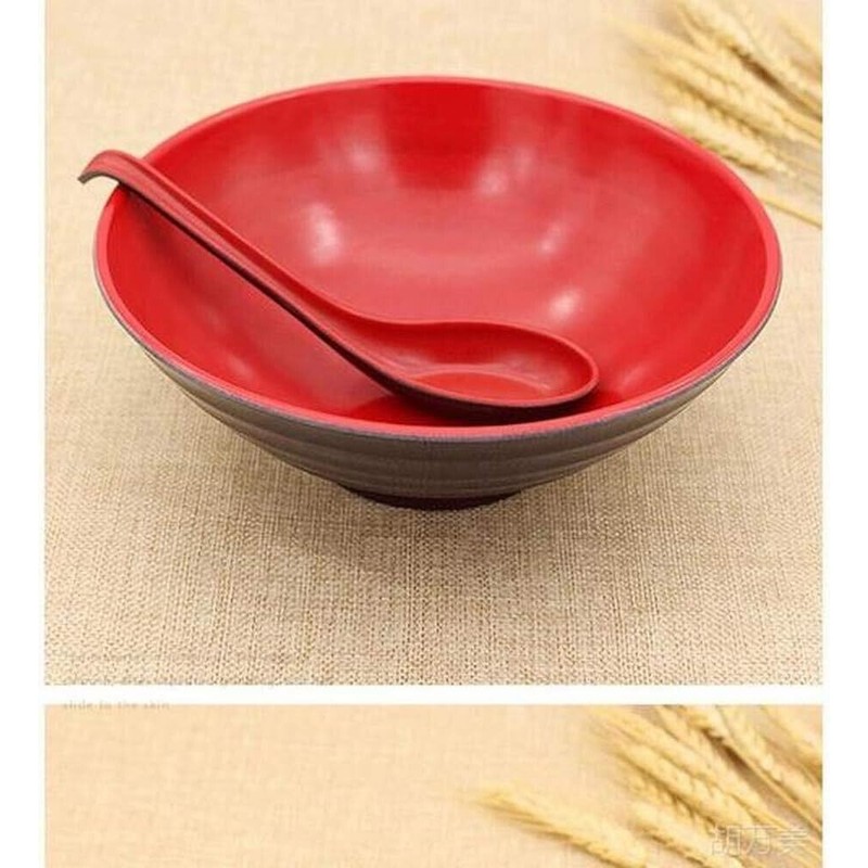 2 Pack Soup Spoons with Hook Asian Japanese Wonton Pho