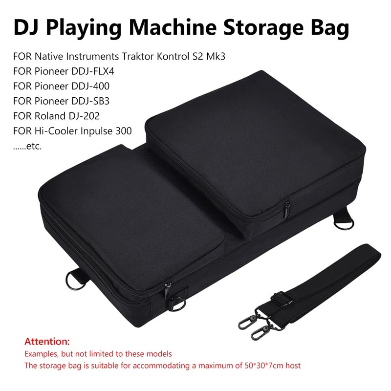 AZURAOKEY DJ Controller Case Compatible with for Pioneer DDJ-400 DDJ-FLX4,