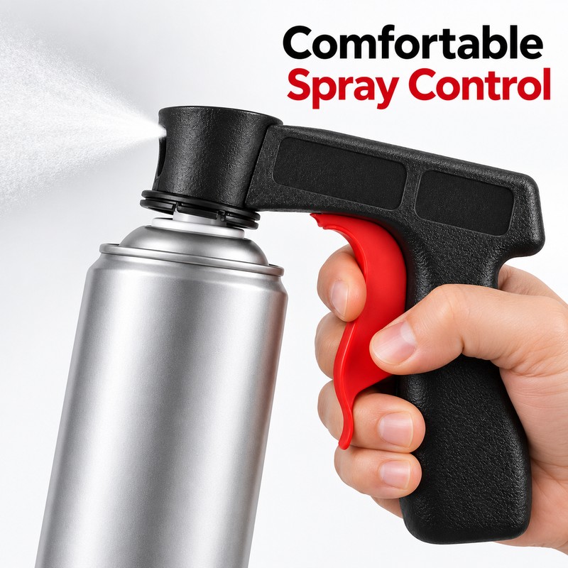 Portable Spray Can Trigger Handle Grip – Reusable Aerosol Paint