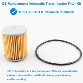 Transmission Filter Kit Compatible with Mitsubishi Nissan Dodge Jeep CVT 2824A006-2008-2015 Lancer, 2008-2017 Outlander, 14-17 Outlander Sport, 2007-2017 Compass Patriot, 07-12 Caliber, 08-15 Rogue