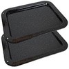 2 x Place4parts Universal Vitreous Enamel Baking Tray Sheet 365mm