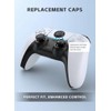 Ferkurn Replacement Thumb Grips Cap Compatible with PS5/4 Controller Edge