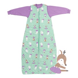schlummersack Baby Sleeping Bag All Year Round 110 cm Ballerina Baby Sleeping Bag with Removable Sleeves 2.5 Tog Baby Sleeping Bag All Year Round Sleeping Bag Baby Cotton