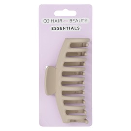Oz Essentials Curved Claw Clip - Beige