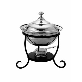 Old Dutch 12 Inch x 15 Inch Round Stainless Steel Chafing Dish