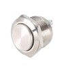 sourcing map Momentary Metal Push Button Switch High Head 22mm