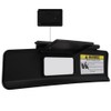 ECCPP Left Driver Side Sun Visor Assembly without Sunroof Black