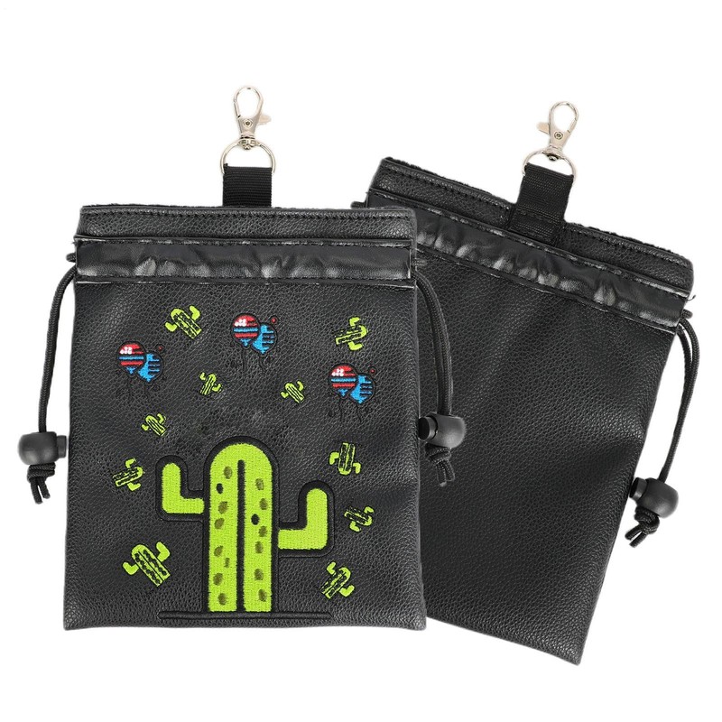 Golf Valuables Pouch - Drawstring Golf Storage Pouch - Portable