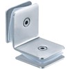 Di Vapor 90 Degree Stainless Steel Glass to Glass Corner