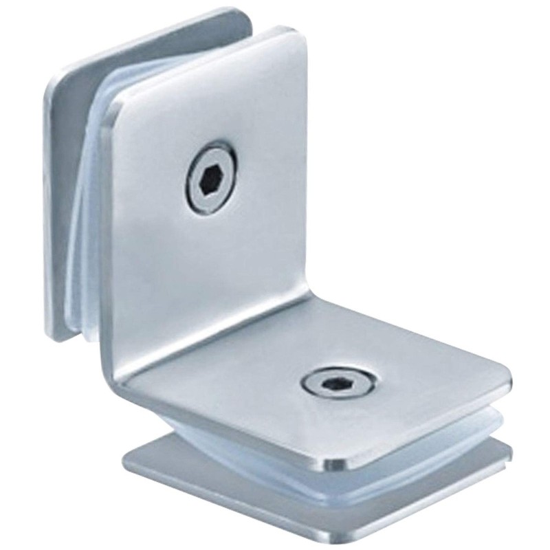 Di Vapor 90 Degree Stainless Steel Glass to Glass Corner