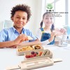 Bento Box,lunchbox mit fächern,Bento Box für Erwachsene Kinder,3Schicht Brotdose 900ml