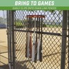 GoSports Baseball & Softball Bat Caddy - Clips onto Dugout