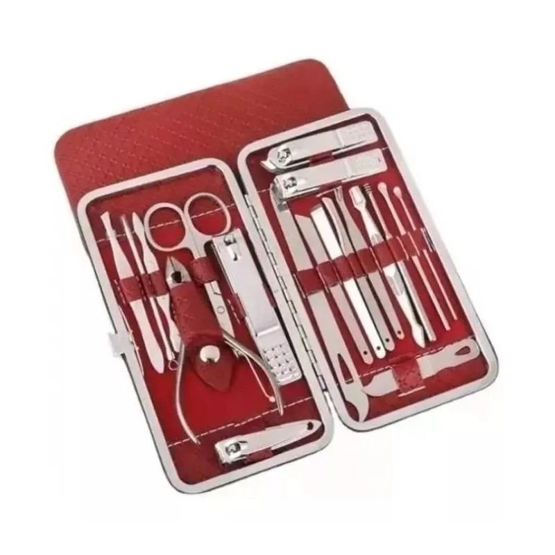 Samsara Estuche De Manucure Pedicure Set 24 Piezas Acero Inoxidable