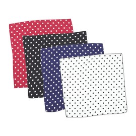 FRCOLOR 1960s Dot Silk Scarf Hair Scarves Satin Headband for Curly Hair Yellow Headband