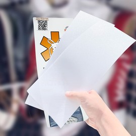 Pairamedics Sole Protectors Shoe Crease Protector for Sneakers, Self-Adhesive Crease Protectors in a Non-Slip Design, Waterproof Shoe Covers in Crystal Clear Self-Stick Pads