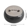 30mm Height Pack of 4 Black Eucalyptus Wood Round Bun