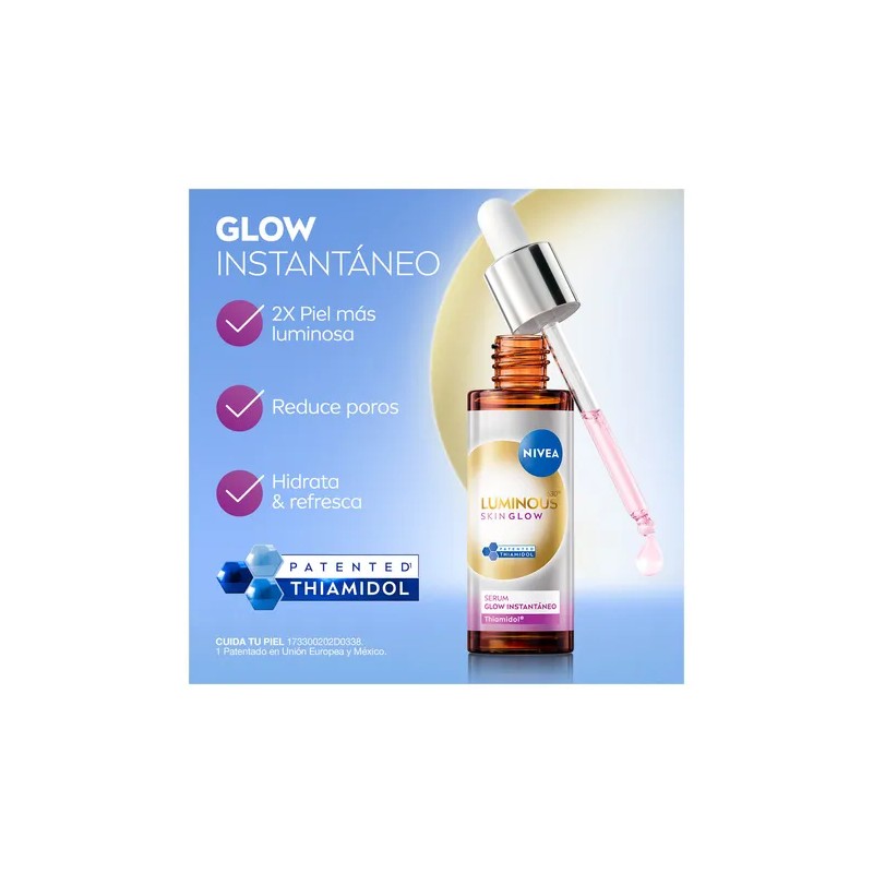Nivea Serum Skin Glow Instantneo 30ml Todo Tipo De Piel