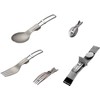 UNIFLAME FD Spoon Ti + FD Fork Ti with Storage