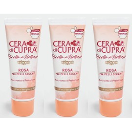 3x 75nl Cera di Cupra rosa Tagescreme für trockene Haut