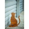 Bornhöft Garden Stake Cat Rental for Standing Metal Rust Garden
