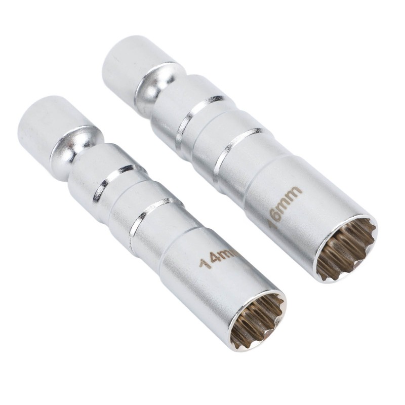 2pcs Spark Plug Socket Magnetic 14mm 16mm Thin Wall Spark