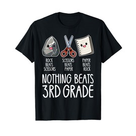Nothing Beats 3rd Grade Funny Back to School Kids Teachers T-Shirt