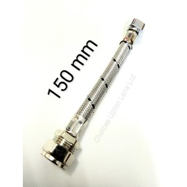 15MM Compression X 1/2" Female BSP Flexible TAP Connector Length (150MM / 300MM / 500MM) (Length=150MM)